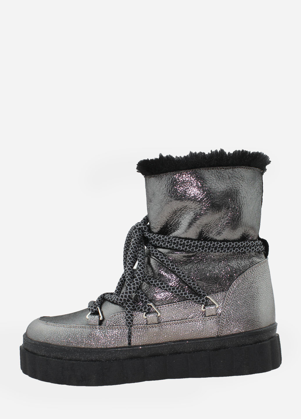 Зимние ботинки rf03557 никель Favi