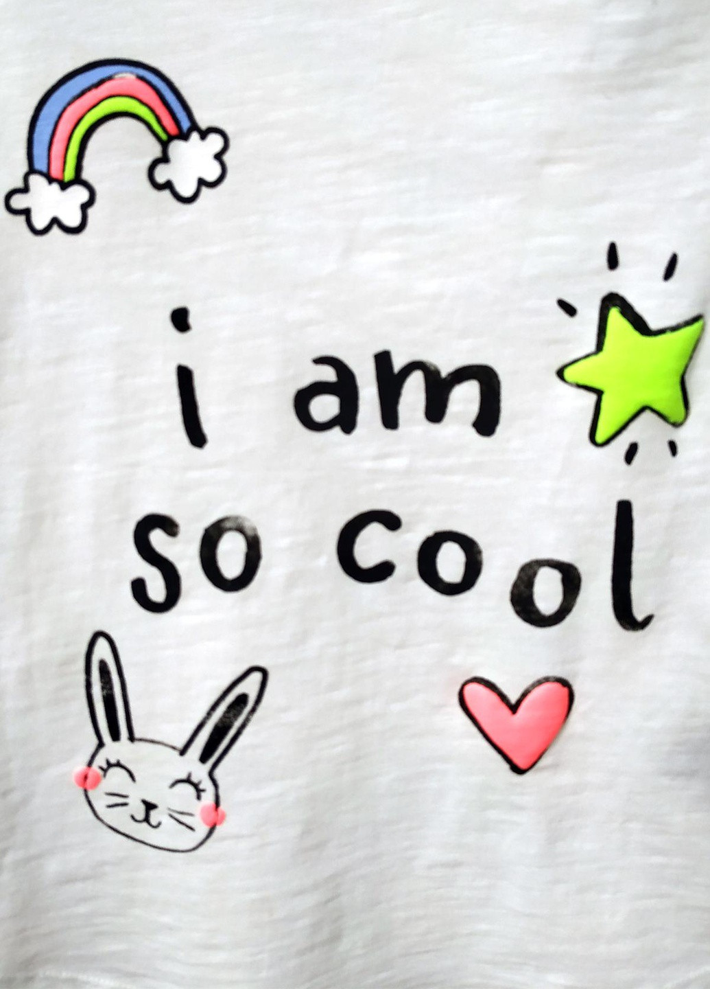 Біла літня футболка H&M