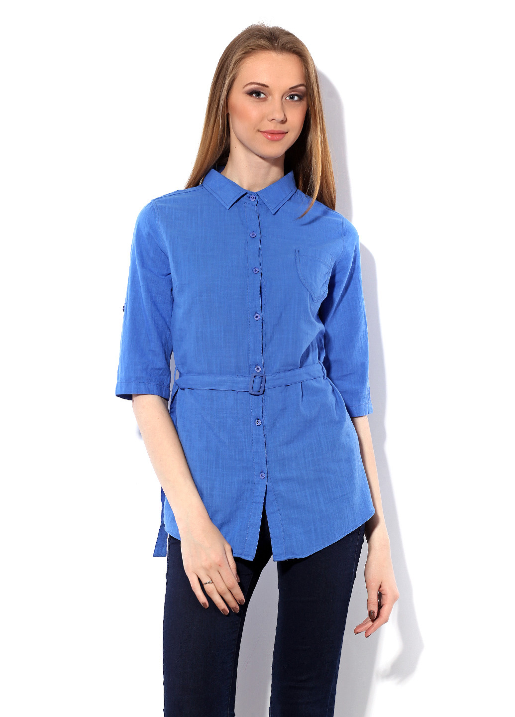 Синяя демисезонная блуза Madoc