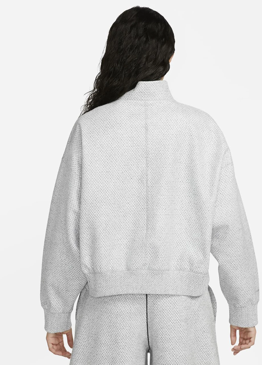 Світло-сіра демісезонна куртка dq6999-084 Nike Forward Jacket Women's 1/4-Zip Jacket