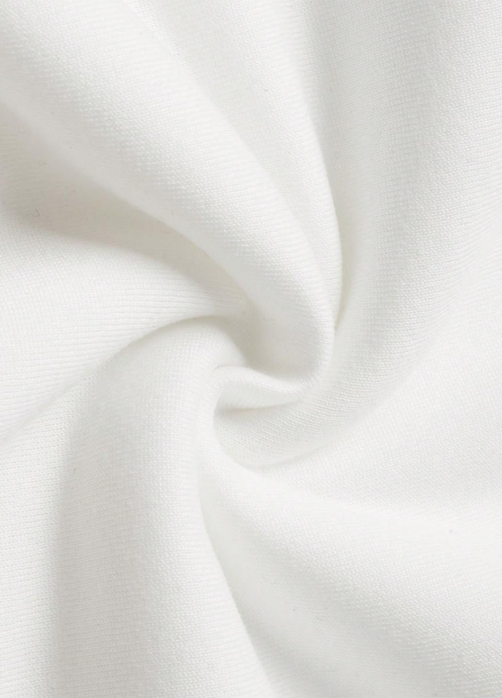 Білий світшот SHEIN напис без декору (346914260)