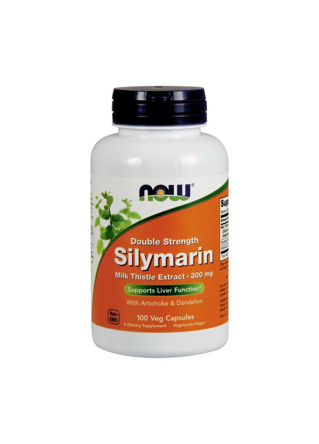 Силимарин экстракт расторопши Silymarin 300 mg double strength (100 капс) нау фудс Now Foods (255410084)