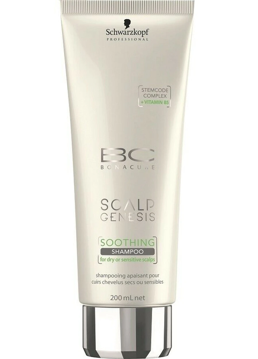 Шампунь успокаивающий для сухой и чувствительной кожи головы Professional Scalp Genesis Soothing Shampoo 200ml Schwarzkopf (248398052)