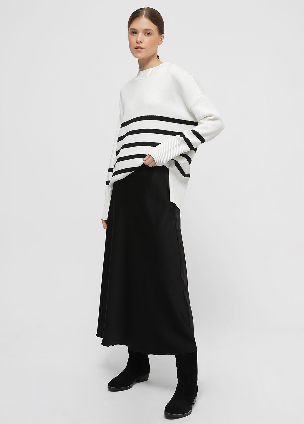 Молочный демисезонный свитер джемпер Braska 061/388