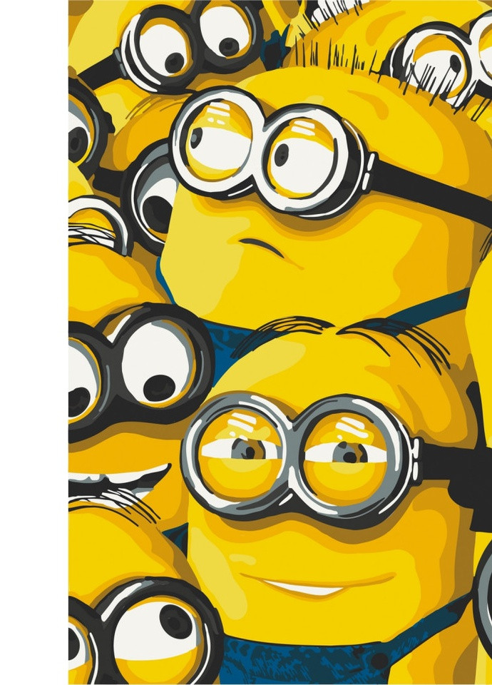 Картина за номерами "Жовті посіпаки" 16000-AC 40х50 см Art Craft (252608433)