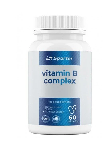 Комплекс витамина B Vitamin B Complex 60 табл Sporter (254371891)