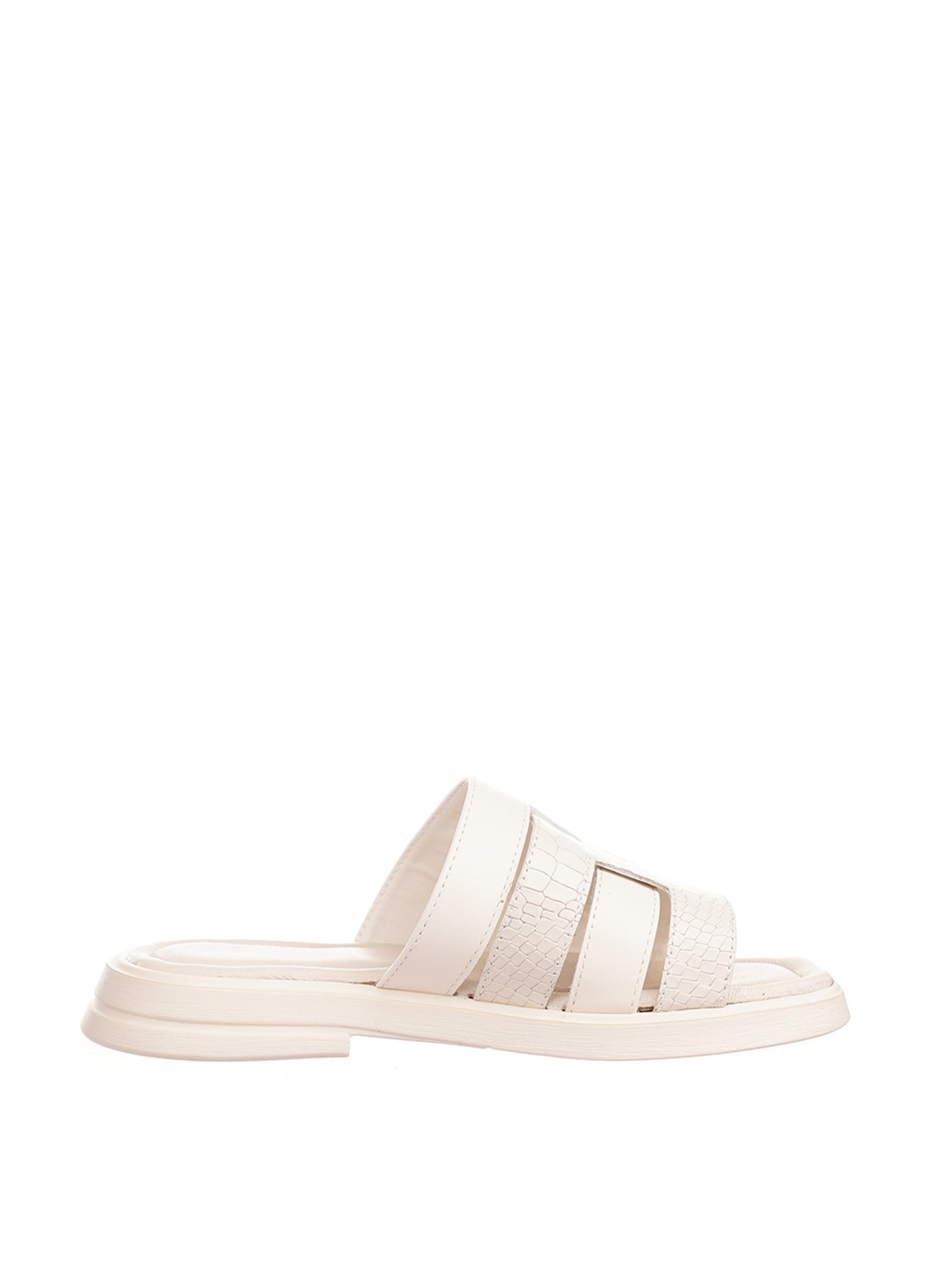 Бежевые шлепанцы Bizoni с тиснением