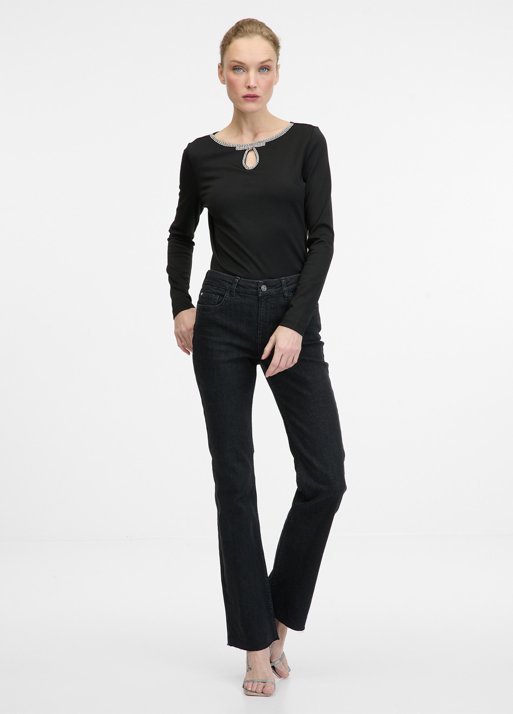 Чёрная блуза Orsay