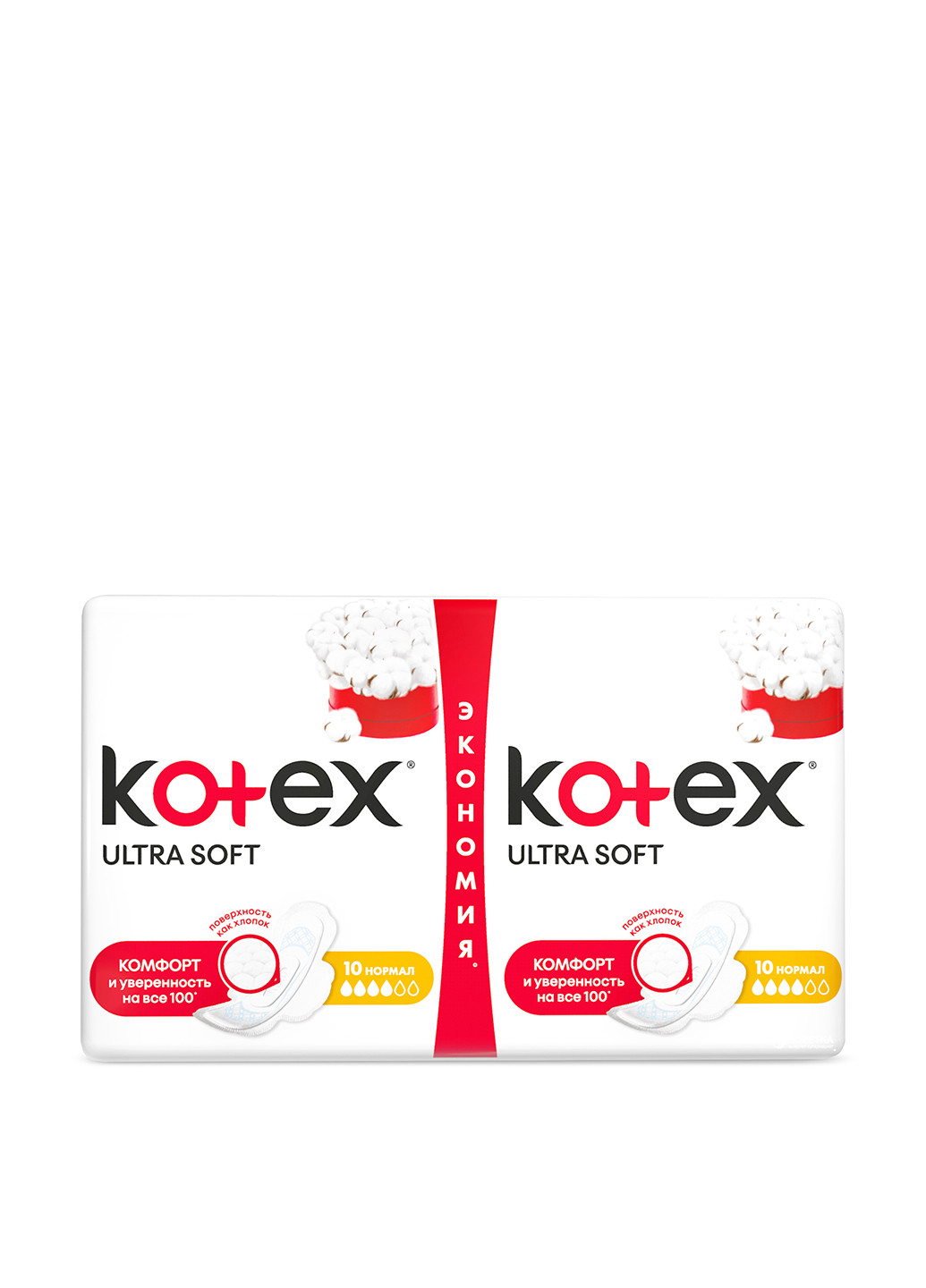 Прокладки Ultra Soft Normal Duo (20 шт.) Kotex (201153060)