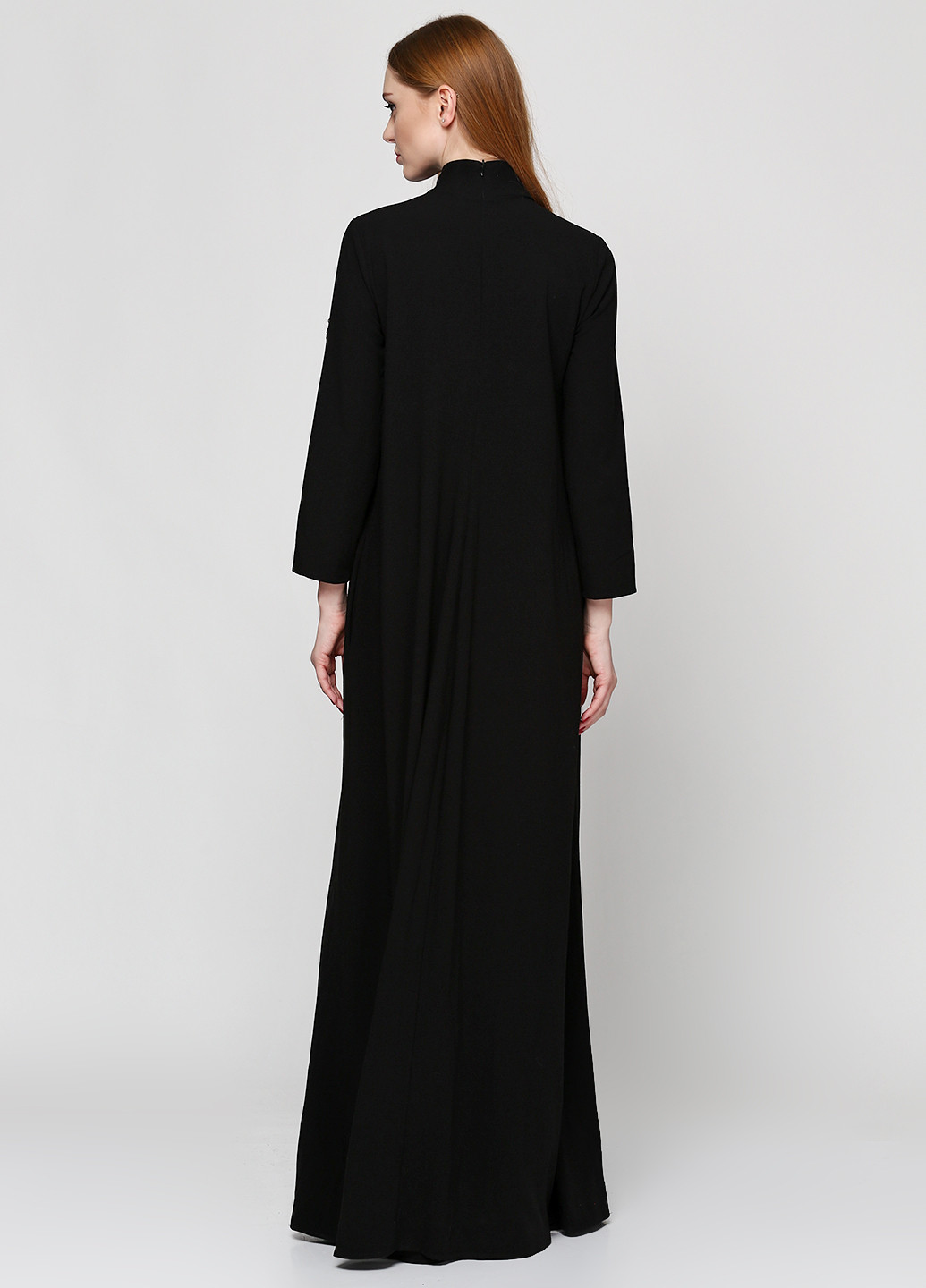 Черное кэжуал платье Societa однотонное