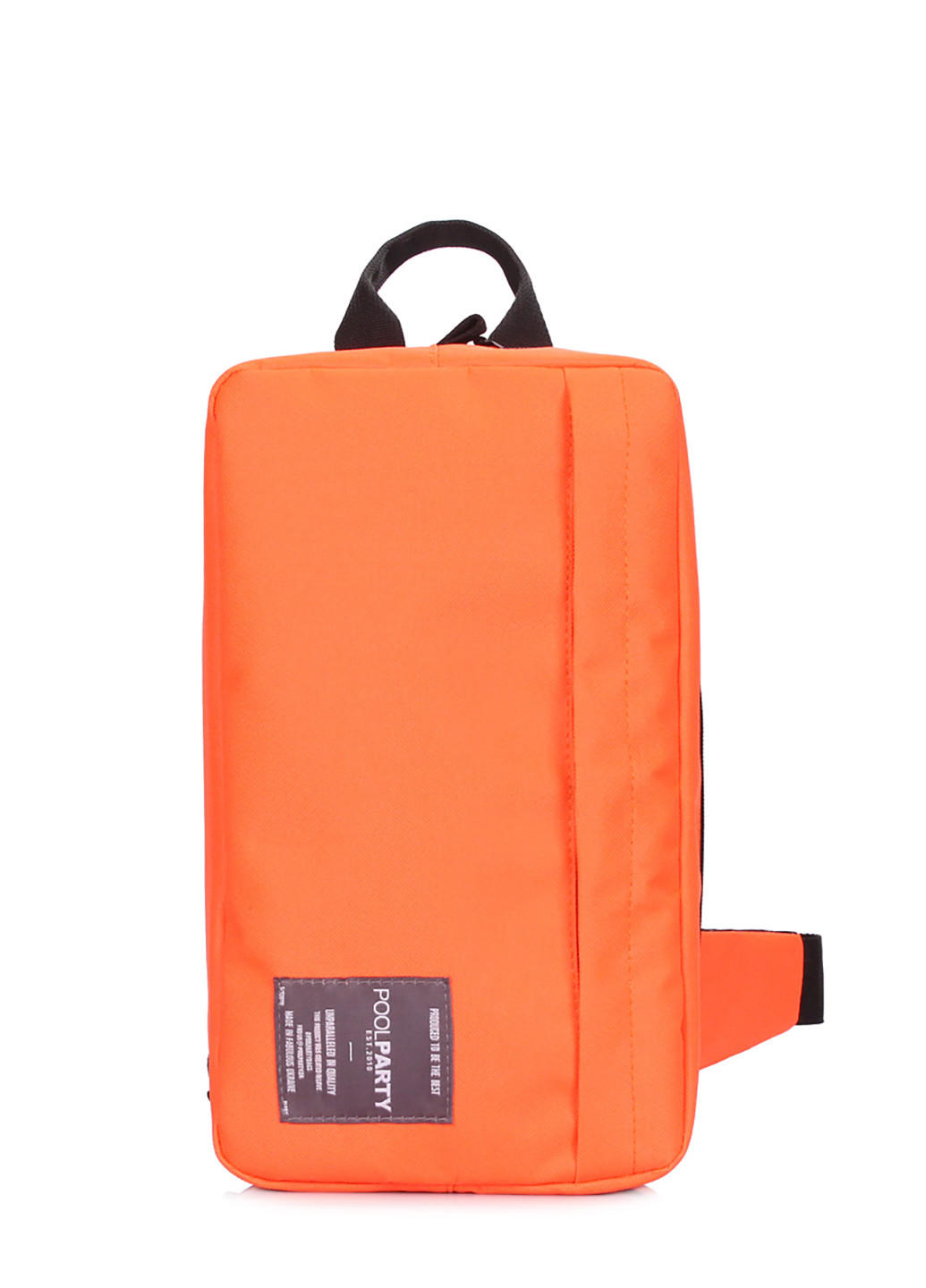 Оранжевый рюкзак-слингпек Jet 33х20х10 см PoolParty (252415749)