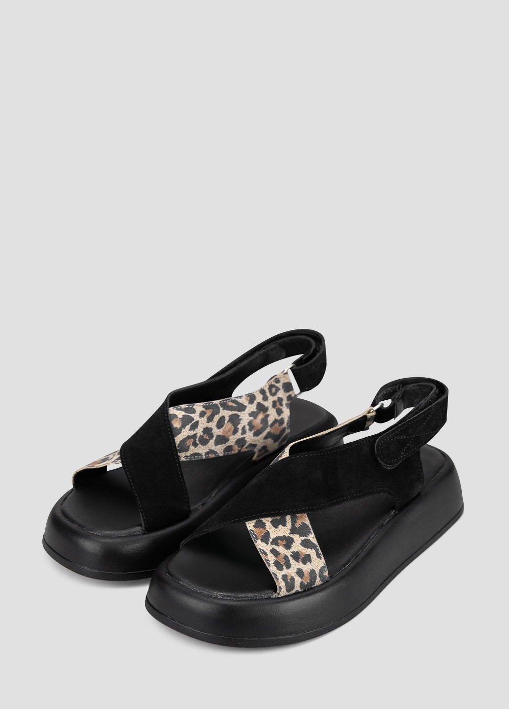 Черные босоножки Viscala на липучке