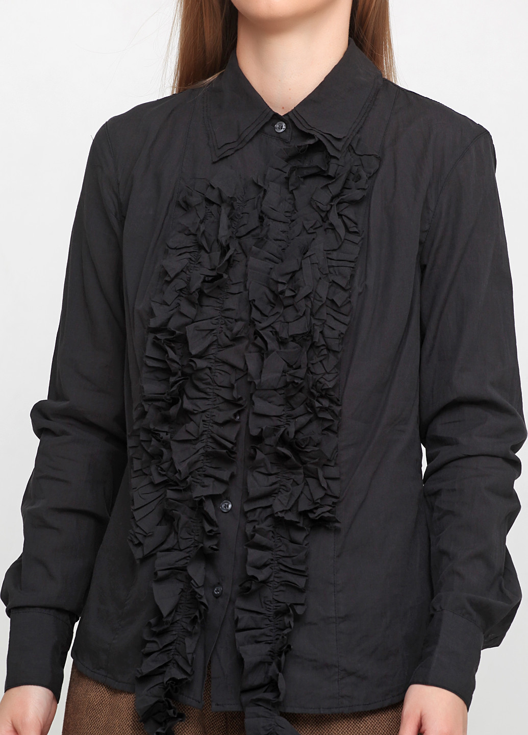Черная демисезонная блуза Dondup