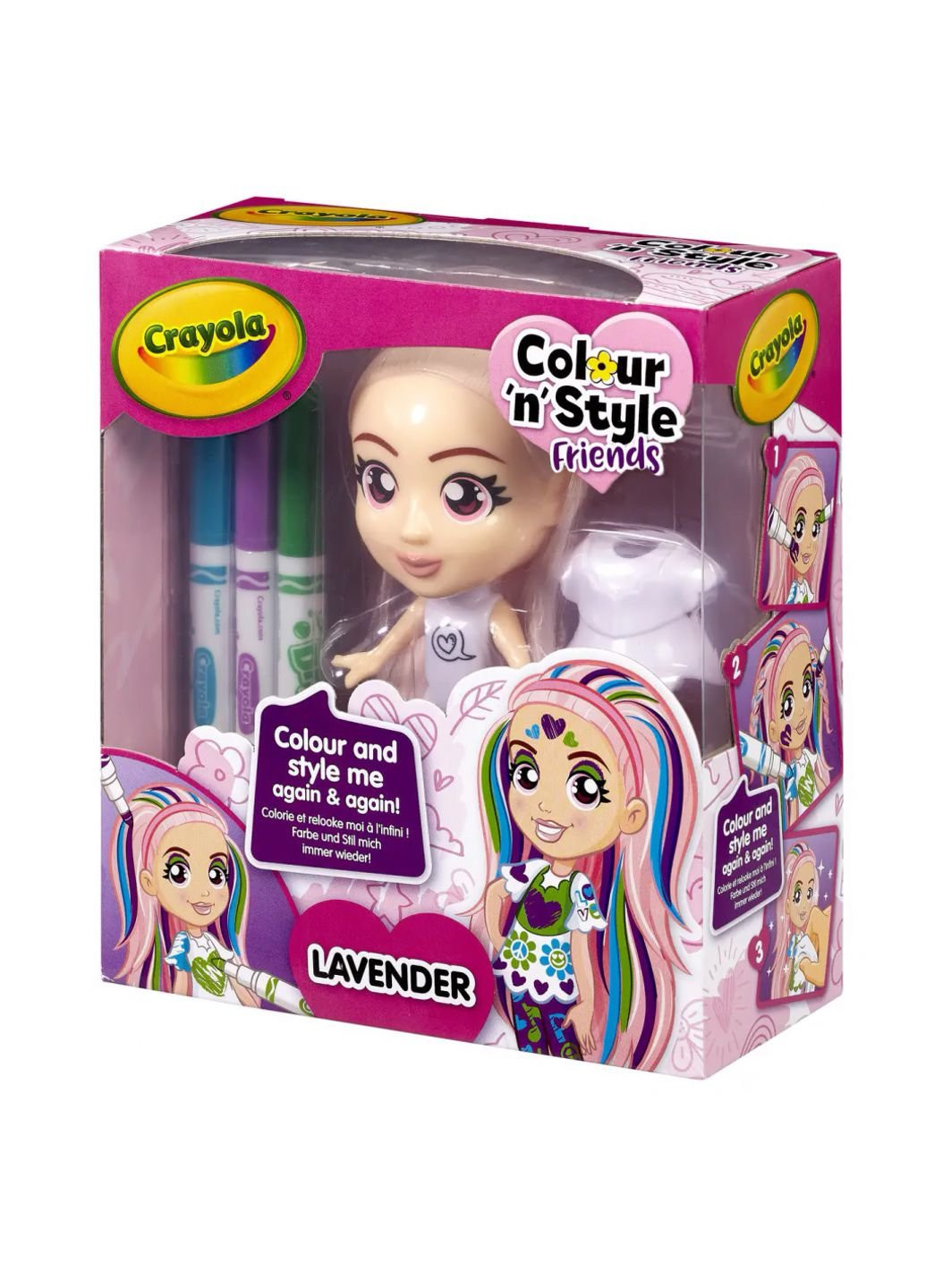 Набор для творчества Colour n Style Стильные девушки Лаванда (918940.005) Crayola (254067822)