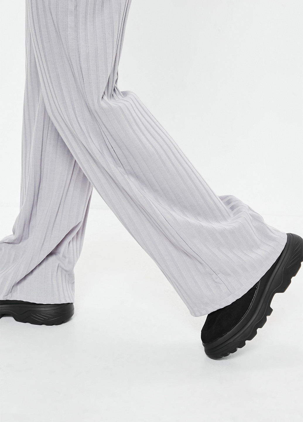 Комбинированные кэжуал демисезонные палаццо брюки Missguided