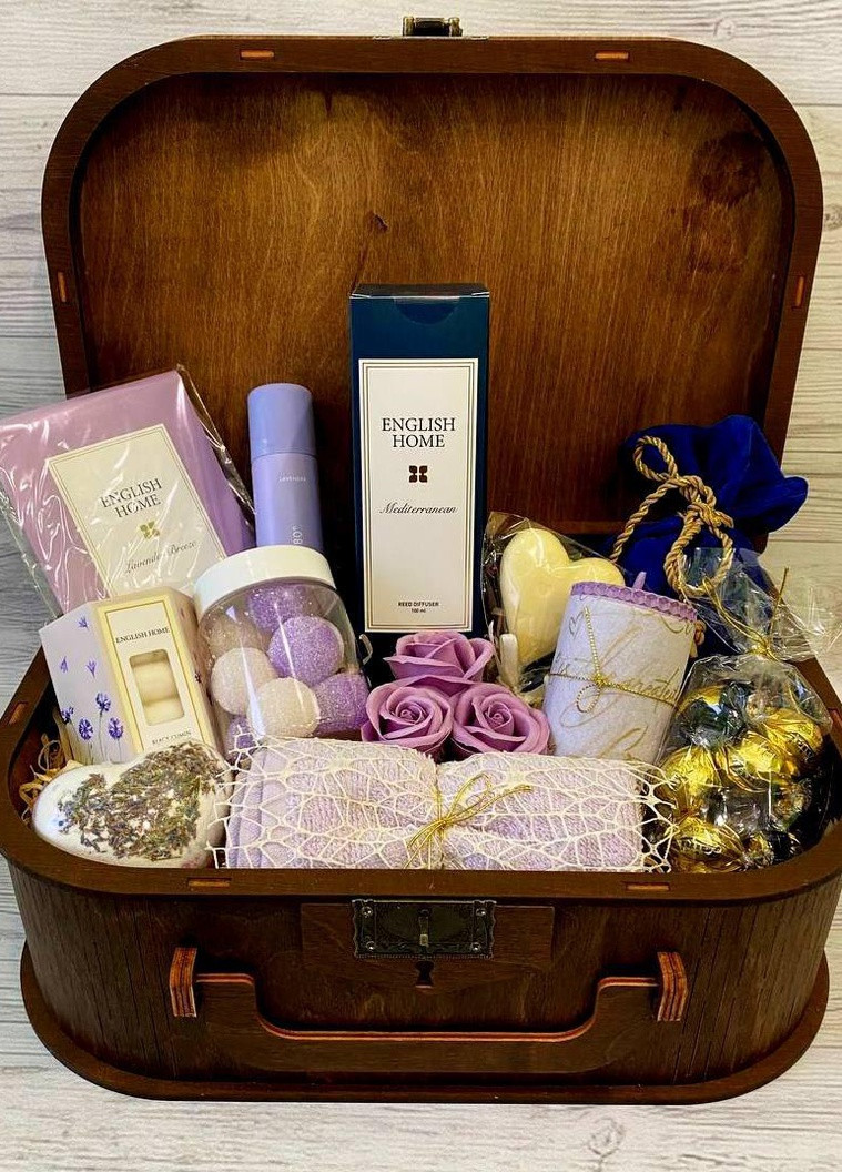 Подарочный набор Lavender Dreams, подарок на день рождения, жене, девушке, подруге, сестре, маме. Кукумбер (253684518)