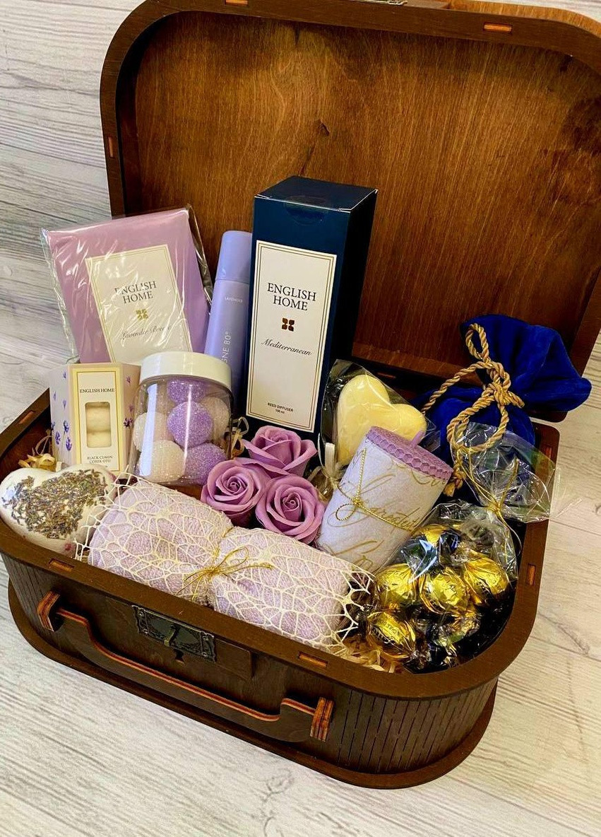 Подарочный набор Lavender Dreams, подарок на день рождения, жене, девушке, подруге, сестре, маме. Кукумбер (253684518)