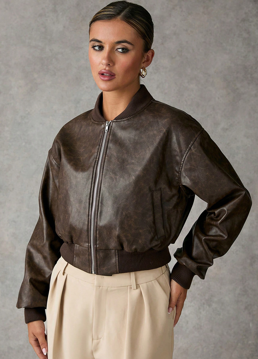 Бомбер SHEIN на блискавці (337833976)