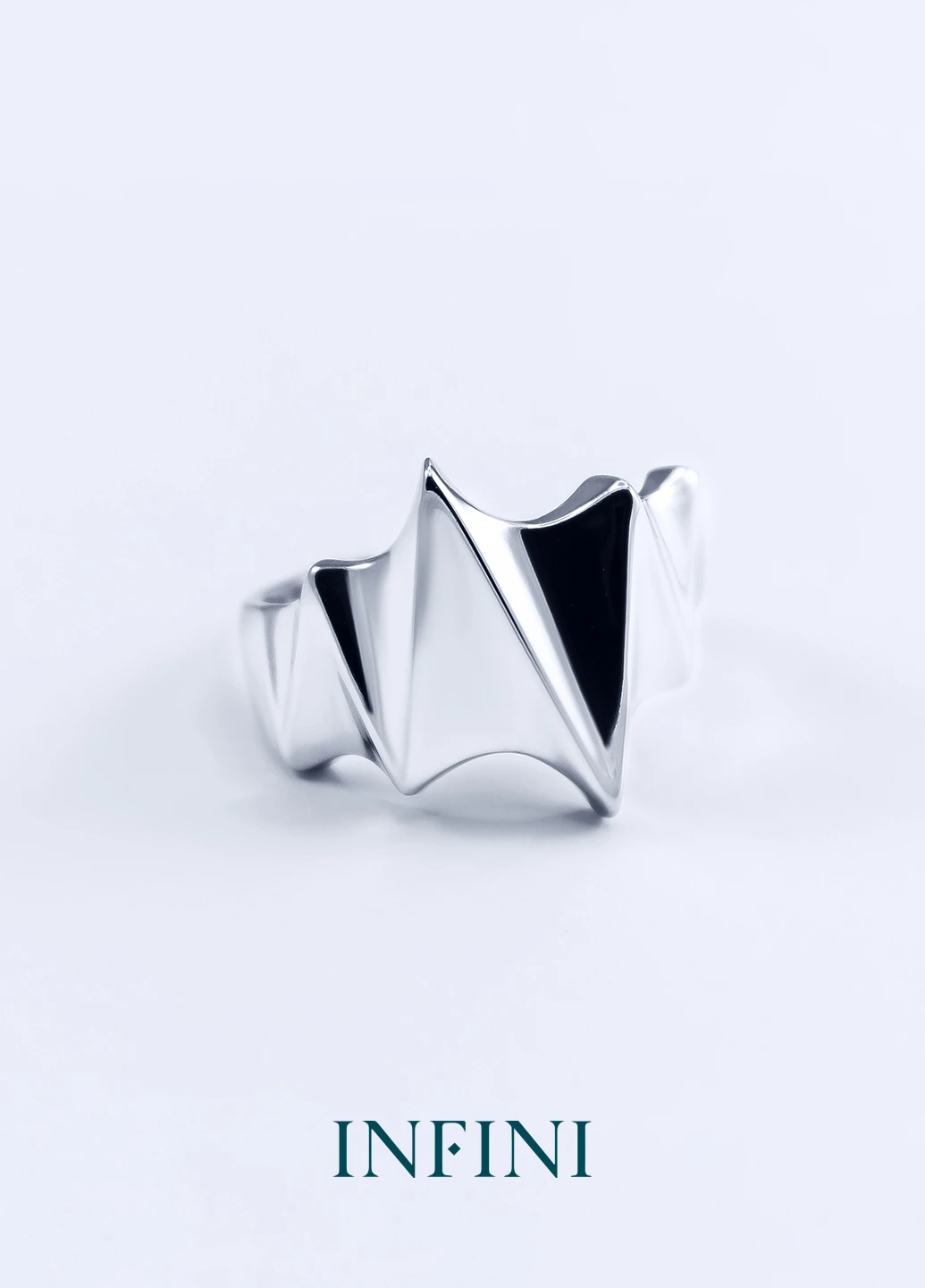 Кольцо серебряное Infini стилет (223348397)
