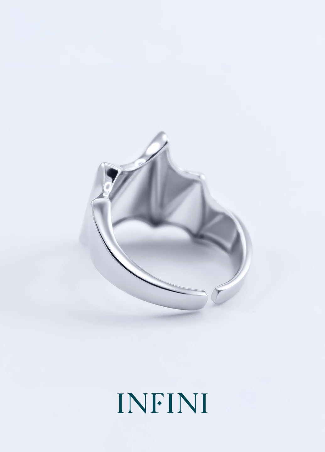 Кольцо серебряное Infini стилет (223348397)