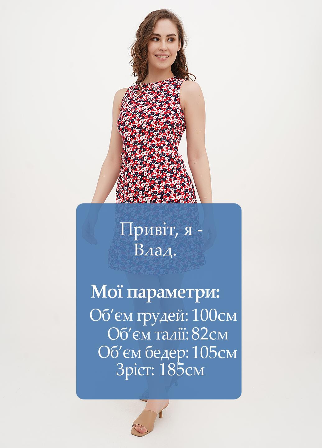 Червона кежуал сукня Michael Kors з квітковим принтом