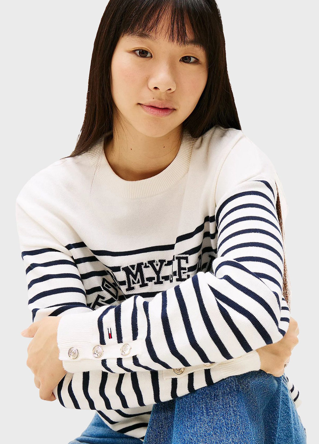 Молочний демісезонний джемпер джемпер Tommy Jeans