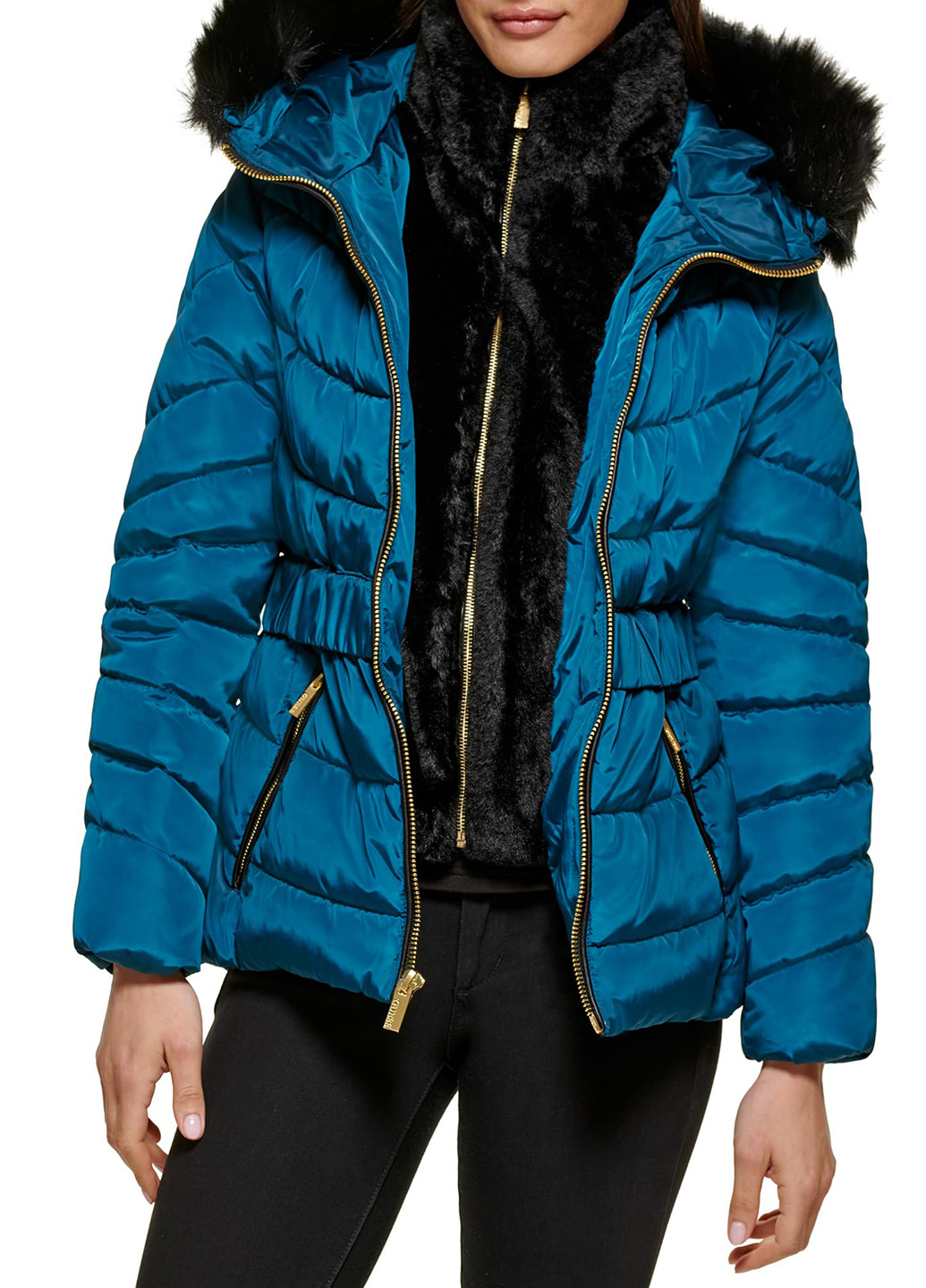 Синя зимня куртка Guess