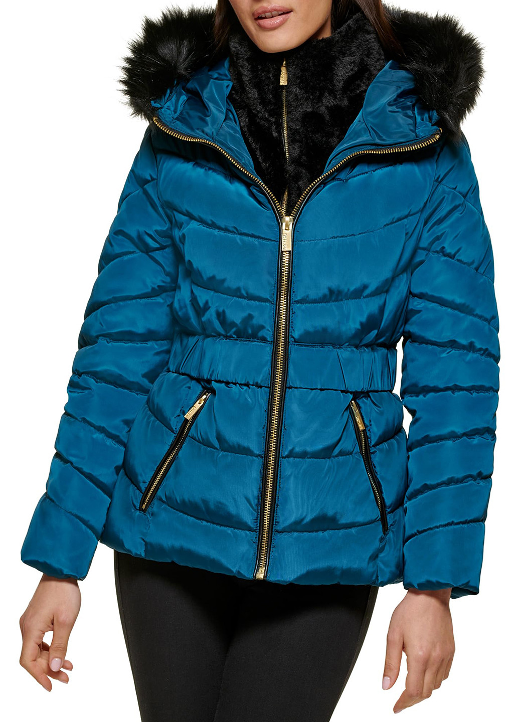 Синя зимня куртка Guess