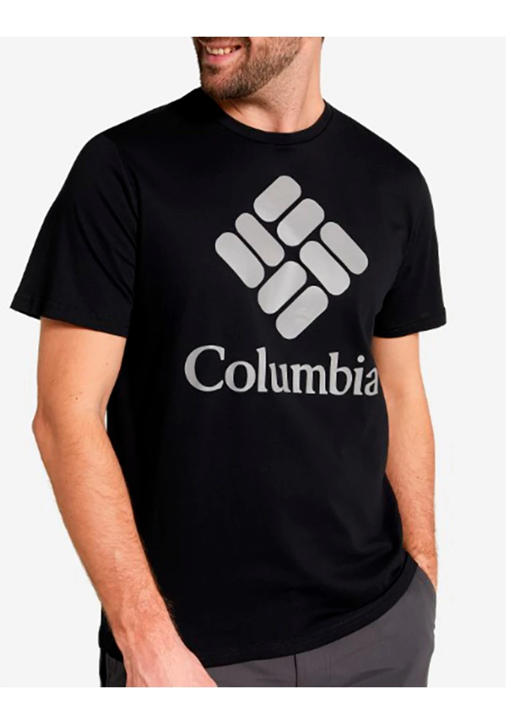 Чорна 1872711clb-468 xxl футболка чоловіча warren grove темно-синій р.xxl Columbia