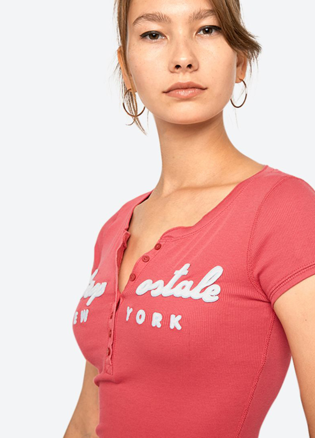 Рожева літня футболка Aeropostale