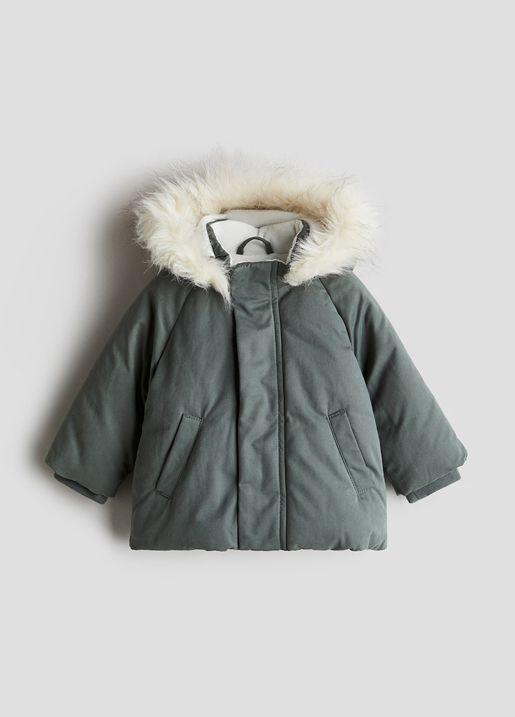 Зелена демісезонна куртка H&M