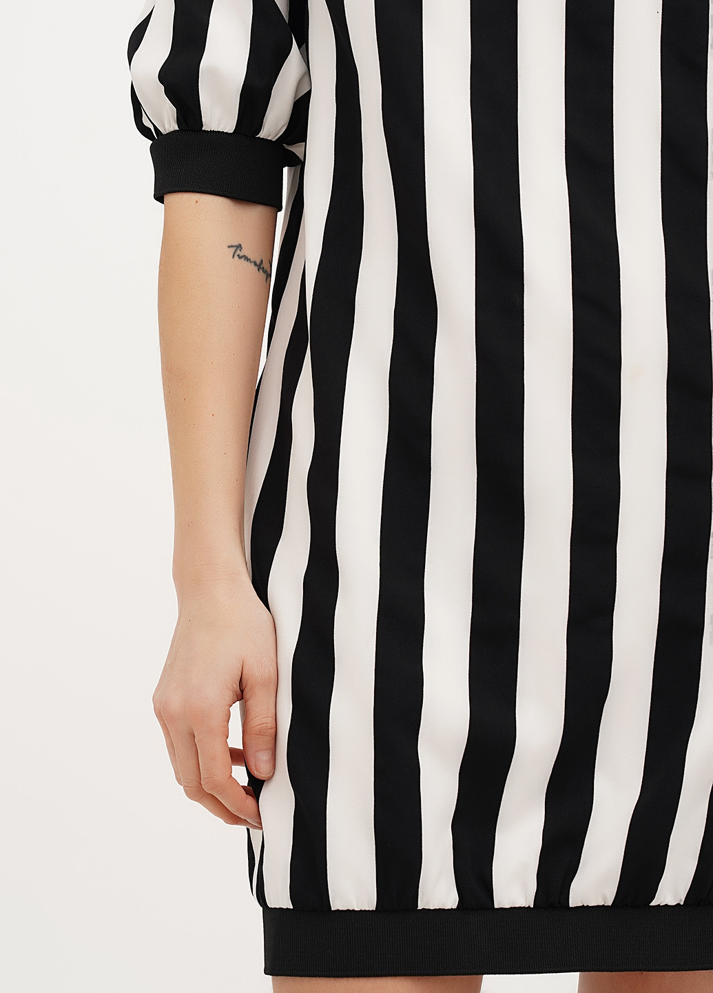 Комбинированное кэжуал платье Vicolo в полоску