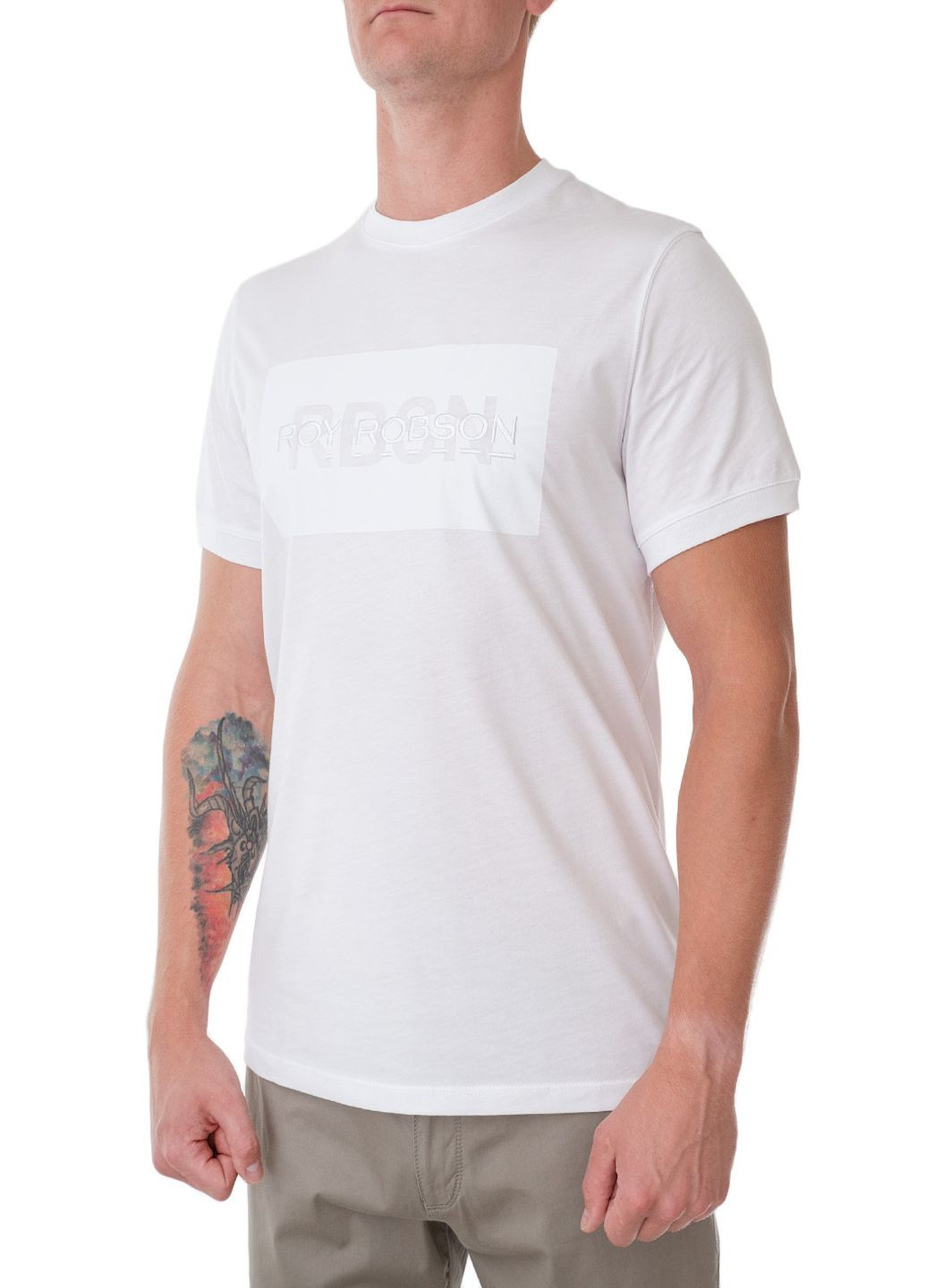 Біла футболка Roy Robson