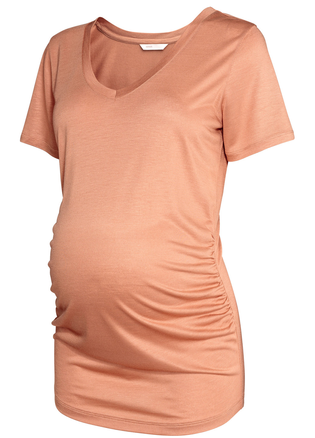 Світло-коричнева літня футболка для вагітних H&M