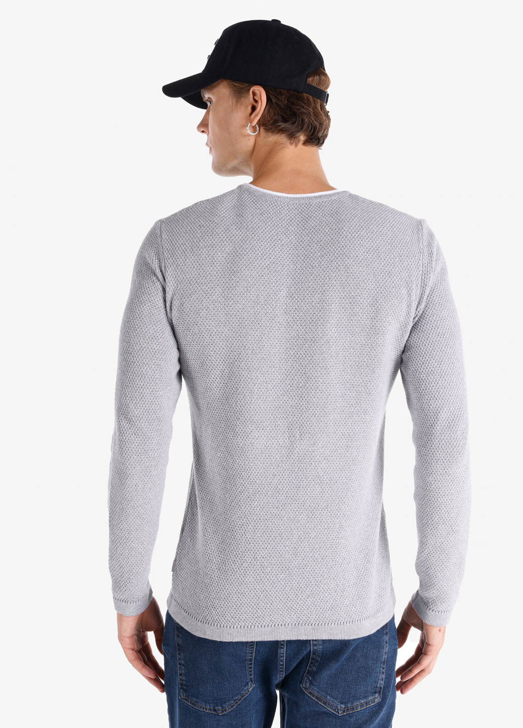 Светло-серый демисезонный джемпер джемпер Colin's