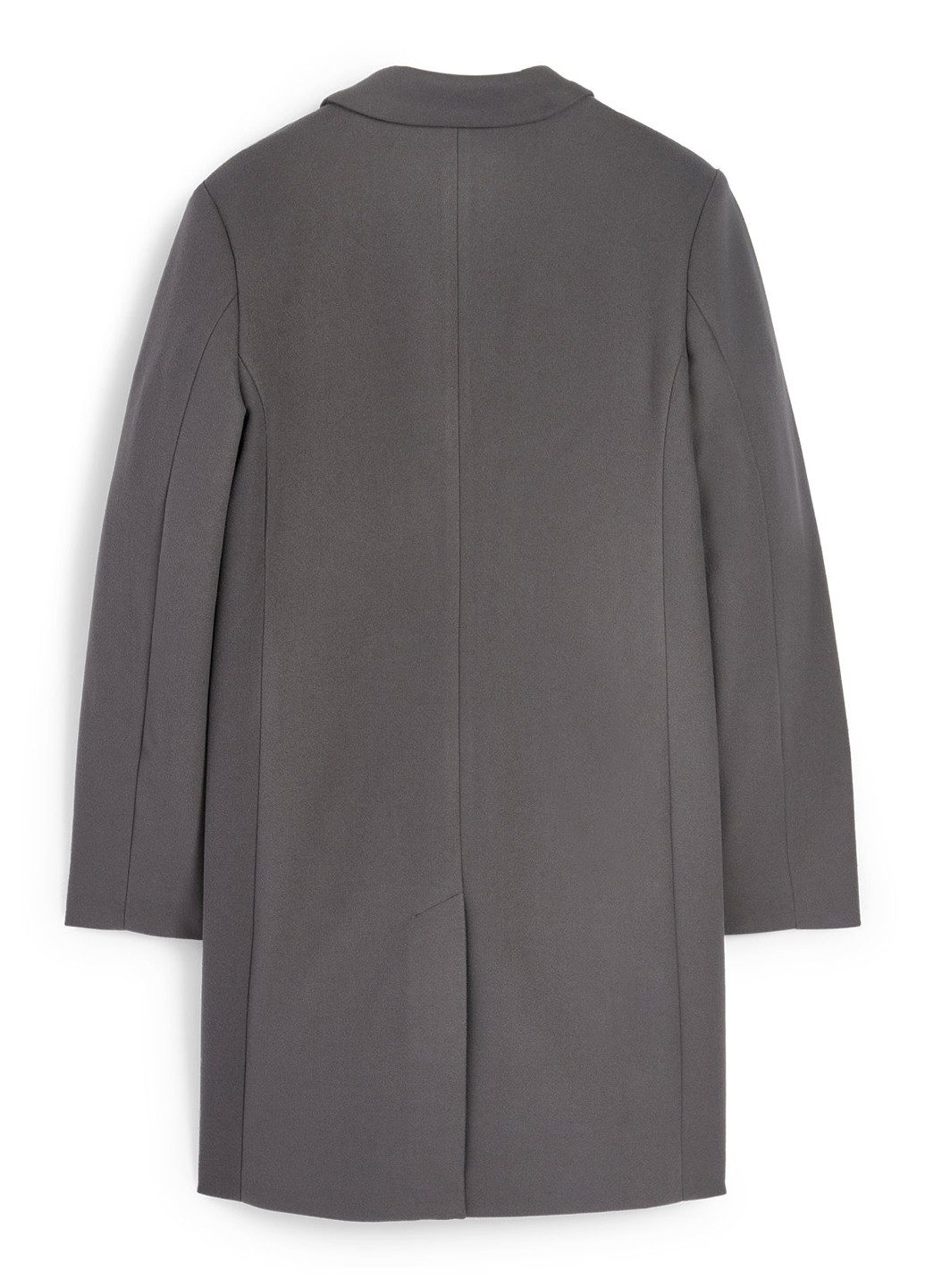 Сіре демісезонне Пальто двобортне C&A