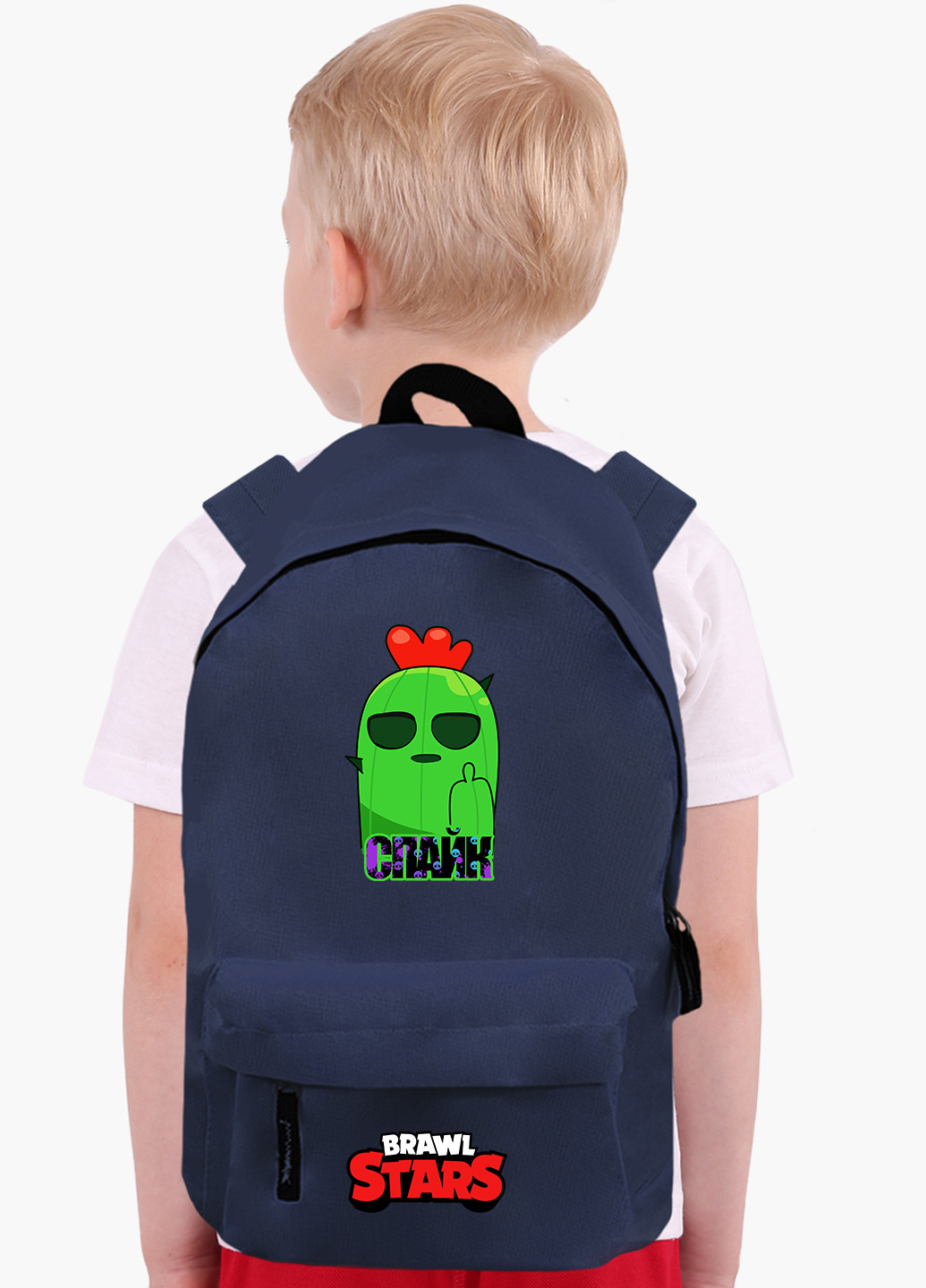 Детский рюкзак Спайк Бравл Старс (Spike Brawl Stars) (9263-1013) MobiPrint (217832458)