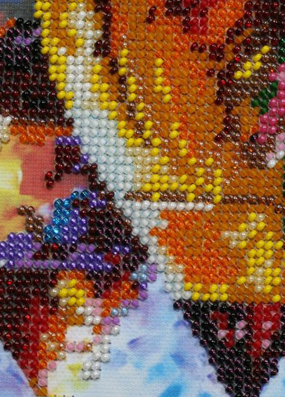 Набор для вшивки бисером на натуральном художественном холсте "Воздушне шар" Абрис Арт AB-442 Abris Art (255337295)