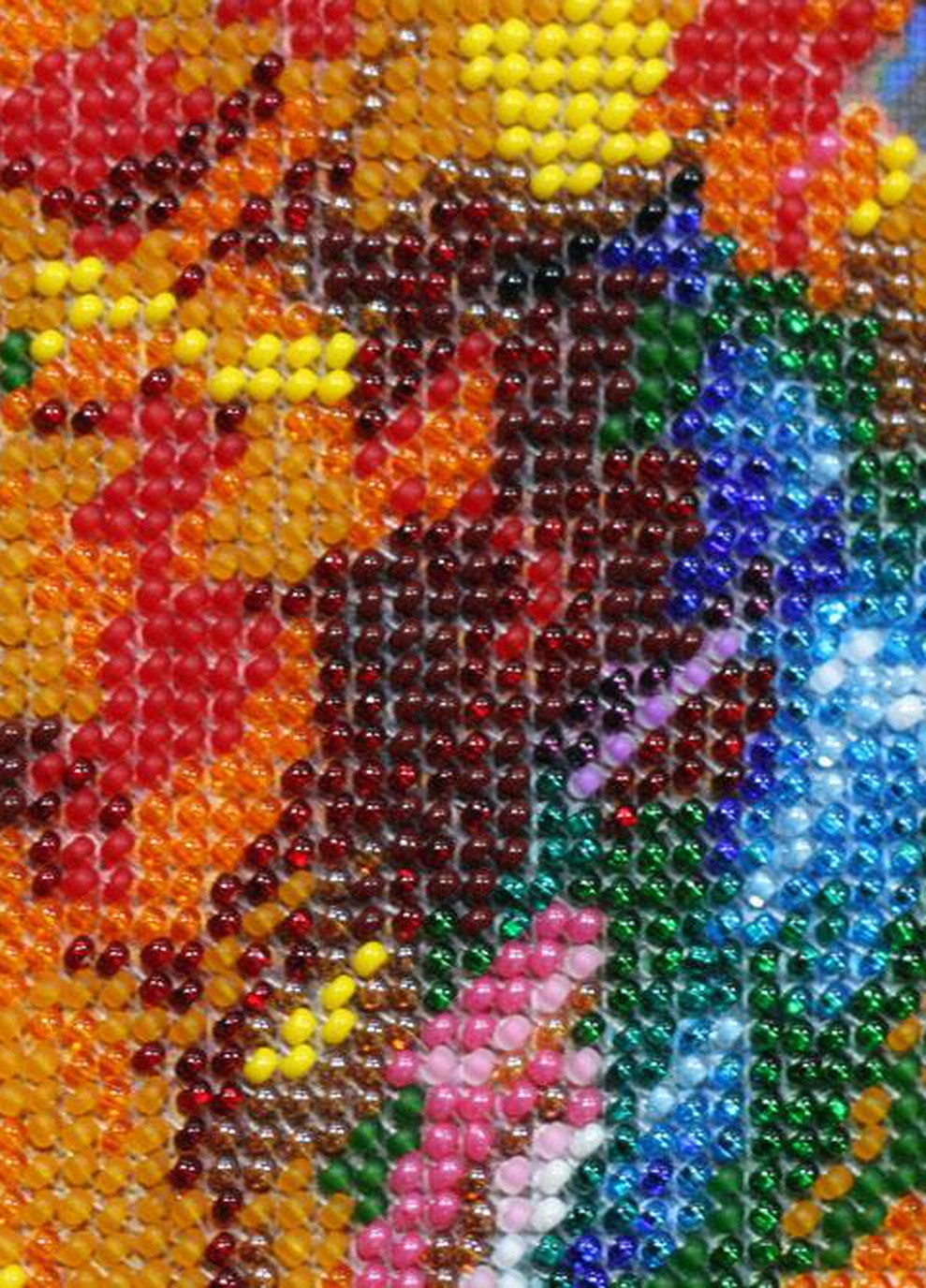 Набор для вышивки бисером на натуральном художественном холсте "Воздушные шары" Абрис Арт AB-442 Abris Art (255337295)