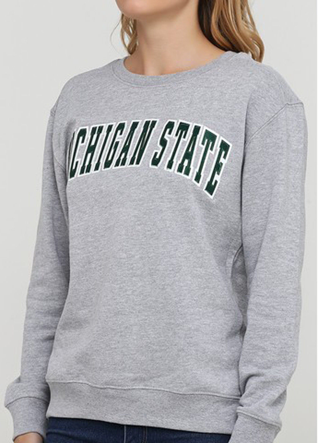 Сірий світшот Top of the World меланж нашивки (361960204)