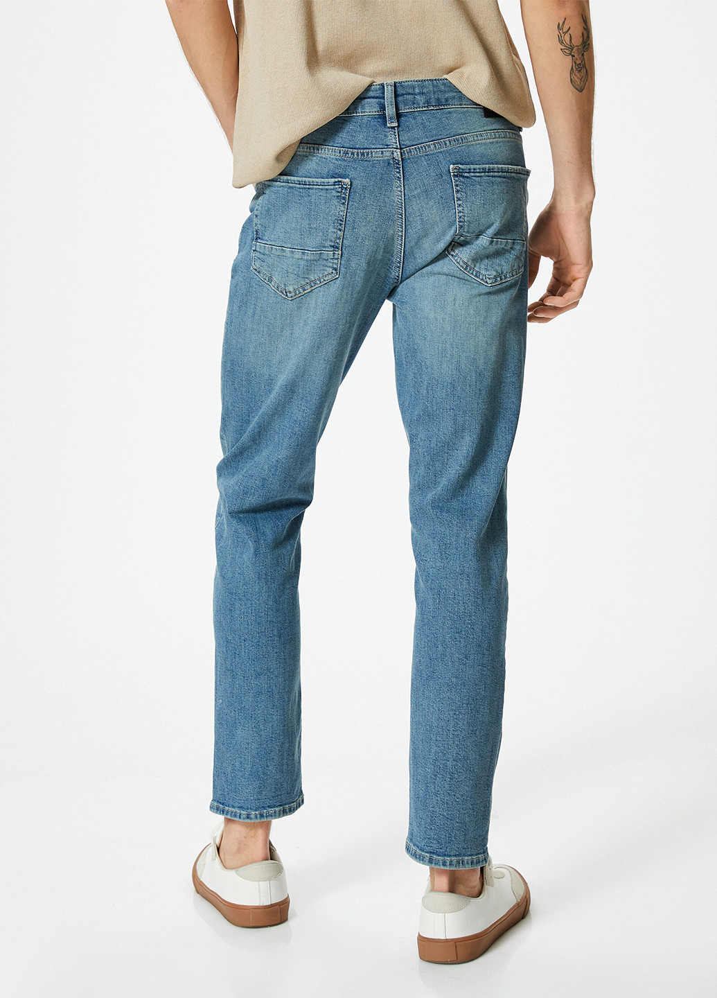 Голубые демисезонные джинсы KOTON