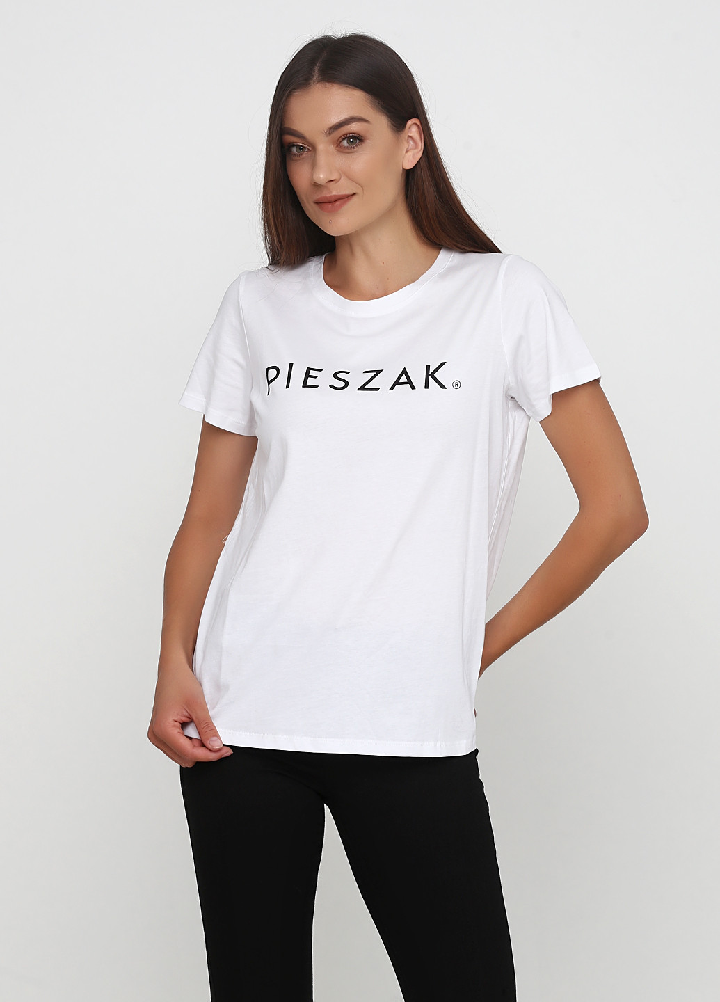 Біла літня футболка Pieszak