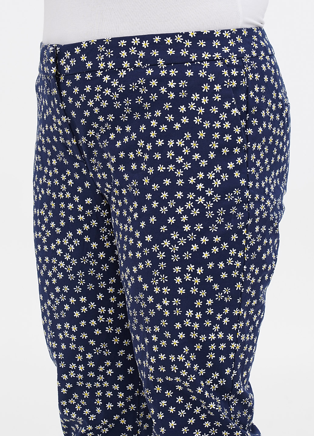 Темно-синие кэжуал летние зауженные брюки Boden
