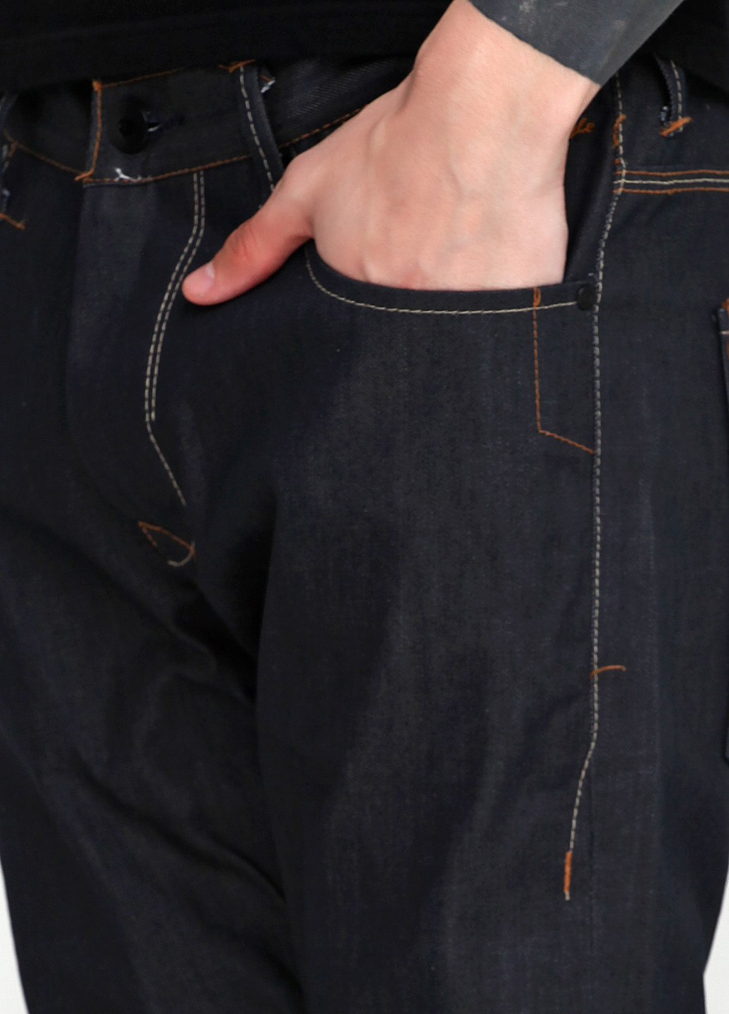 Темно-синие демисезонные прямые джинсы Selected Homme