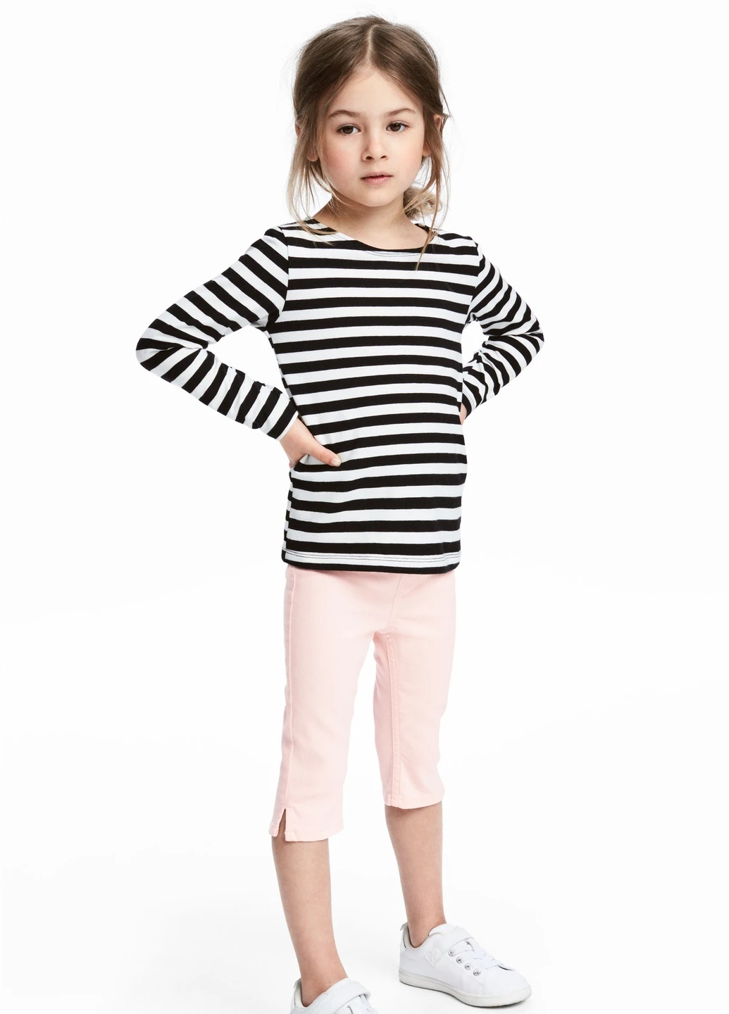 Розовые брюки H&M