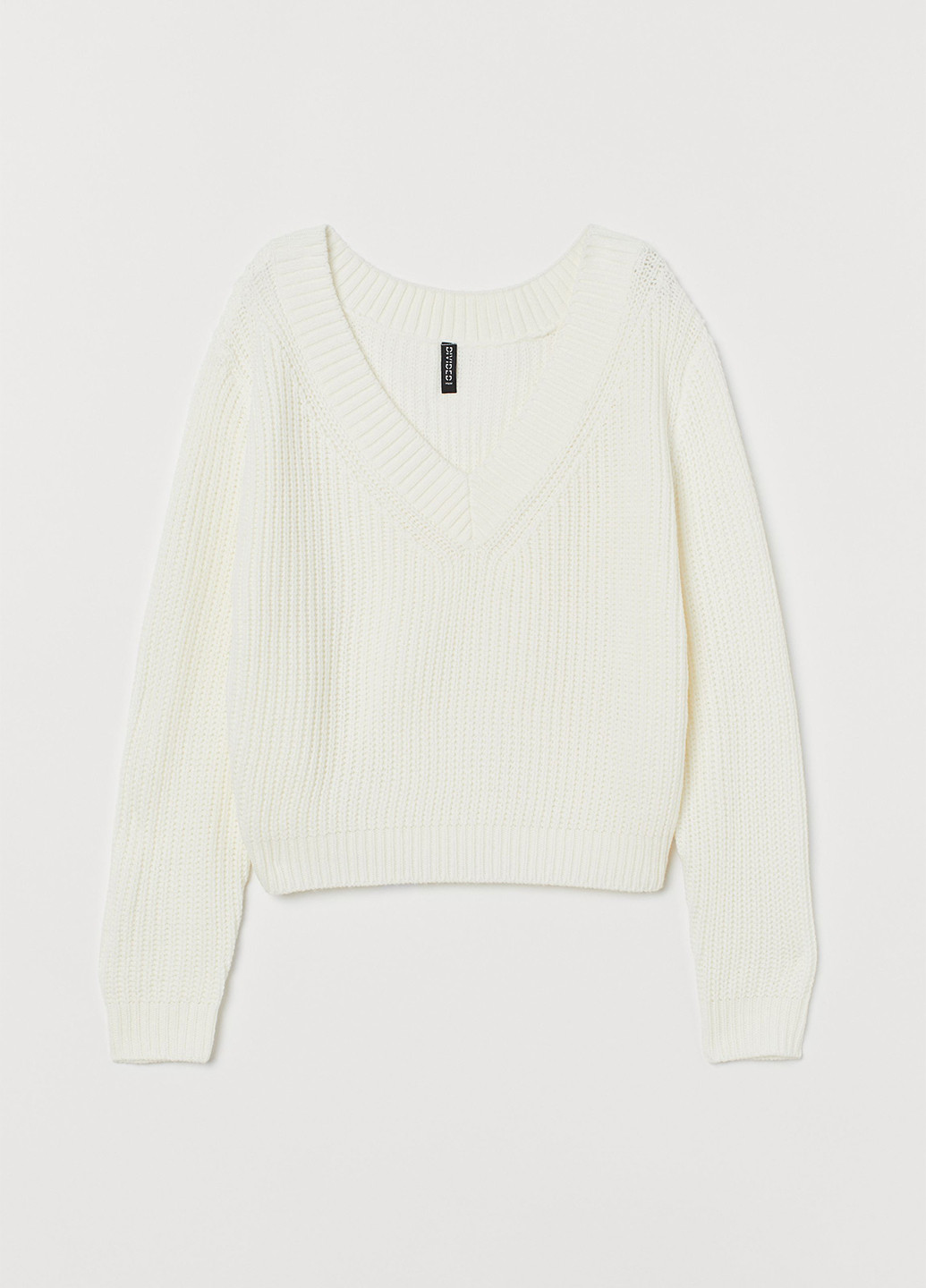 Белый демисезонный пуловер пуловер H&M