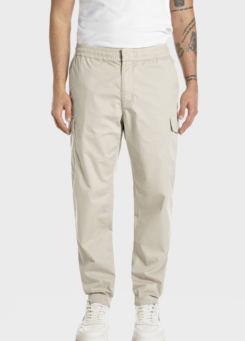 Жемчужные кэжуал демисезонные карго брюки Replay