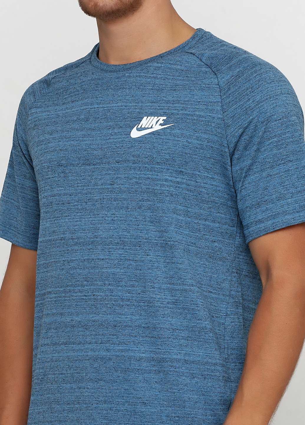 Синя футболка Nike M NSW AV15 TOP KNIT SS
