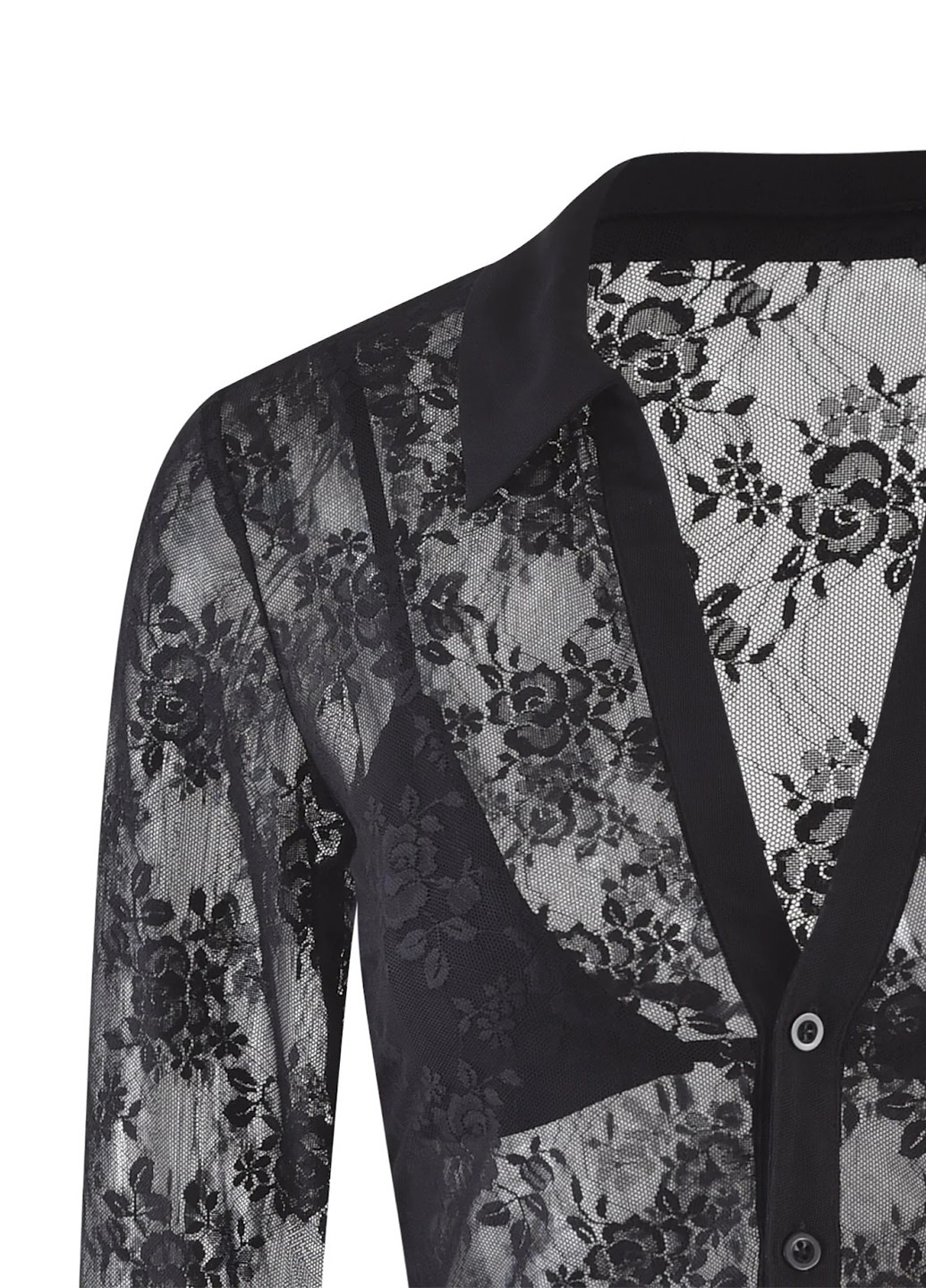 Чорна блуза SHEIN