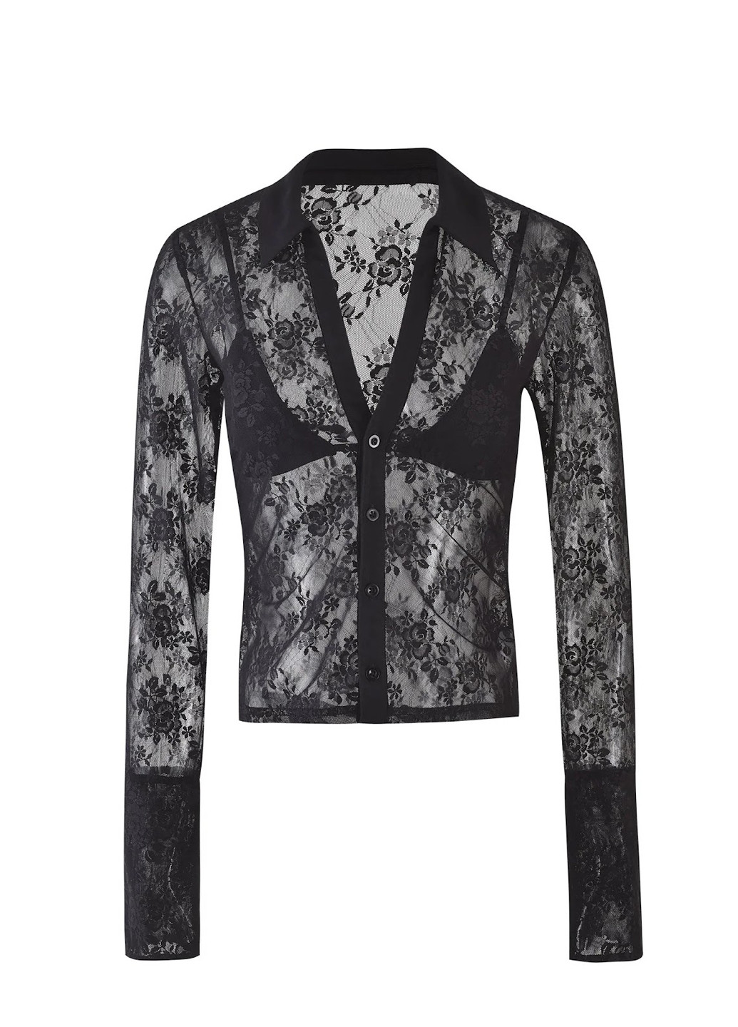 Чорна блуза SHEIN